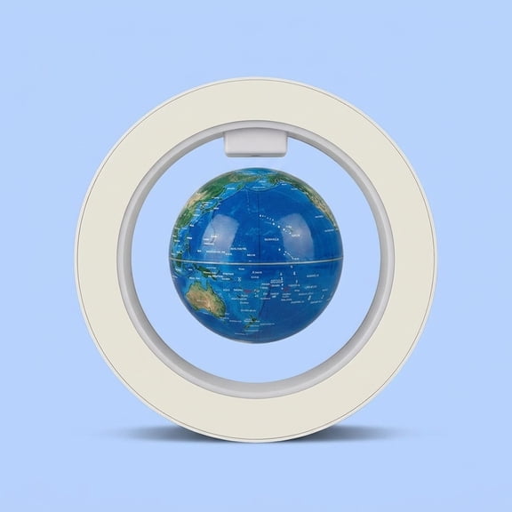 4 Inch Rotating Levitating Floating World Globe Magnetic Suspension Home Decor