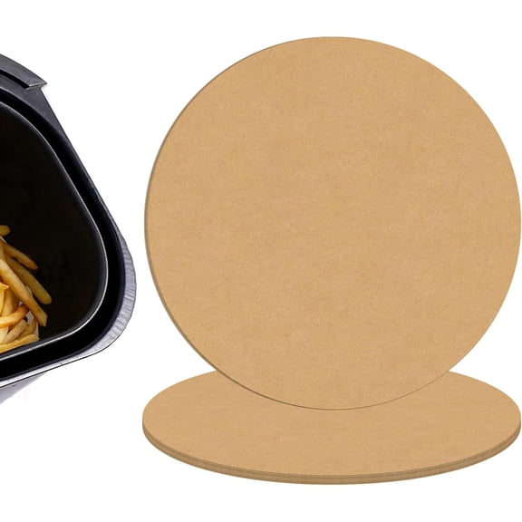 4 Inch Round Air Fryer Liners Disposable, Parchment Paper Sheets, Non-Stick Baking Paper for Air Fryer, Grilling, Steaming, Cake Pans, Roasting Microwave-Unbleached 100 Pack