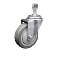 thumbnail image 1 of 4 Inch SS Gray Polyurethane Wheel Swivel ½ Inch Threaded Stem Caster SCC, 1 of 2