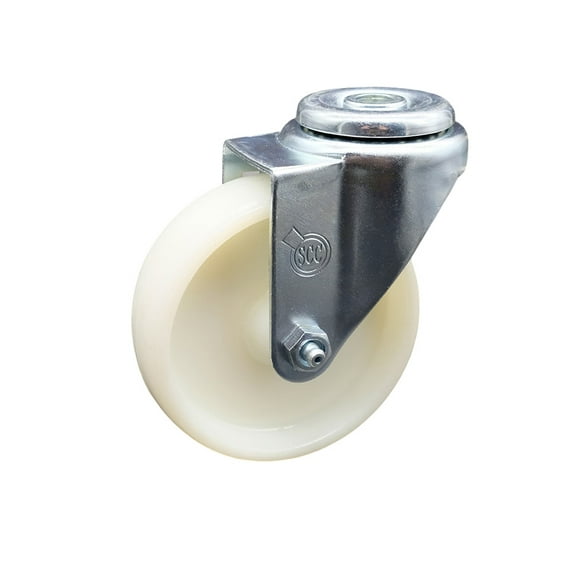 4 Inch SS Nylon Wheel Swivel Bolt Hole Caster Service Caster Brand