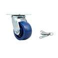 thumbnail image 1 of 4 Inch SS Solid Poly Swivel Caster with Ball Bearing and Swivel Lock SCC, 1 of 2