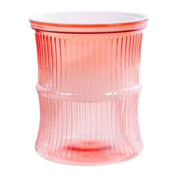 4 Inch Self Watering Planters, African Violet Pot for Indoor Plants Orchid Cactus Herb, Self-Absorbing Transparent Small Flower Pots, A Must for Green Plant Lovers (Pink)