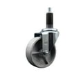 thumbnail image 1 of 4 Inch Semi Steel Swivel 1-1/8 Inch Expanding Stem Caster with Brake SCC, 1 of 2