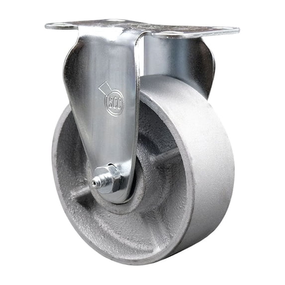 4 Inch Semi Steel Wheel Rigid Top Plate Caster Service Caster Brand