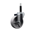 thumbnail image 1 of 4 Inch Semi Steel Wheel Swivel 3/4 Inch Expanding Stem Caster SCC, 1 of 2