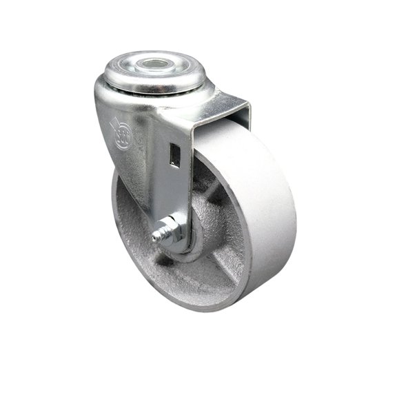 4 Inch Semi Steel Wheel Swivel Bolt Hole Caster Service Caster Brand