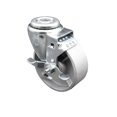 thumbnail image 1 of 4 Inch Semi Steel Wheel Swivel Bolt Hole Caster with Brake Service Caster Brand, 1 of 2