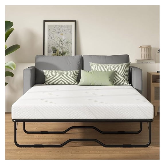 4 Inch Sofa Mattress Full Size, Gel Memory Foam Infused, with Removable Washable Cover, for Sofas, Pull Out Bed, Guest Room, RVs, Boats