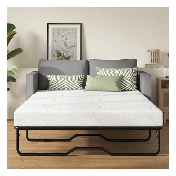 4 Inch Sofa Mattress Full Size, Gel Memory Foam Infused, with Removable Washable Cover, for Sofas, Pull Out Bed, Guest Room, RVs, Boats