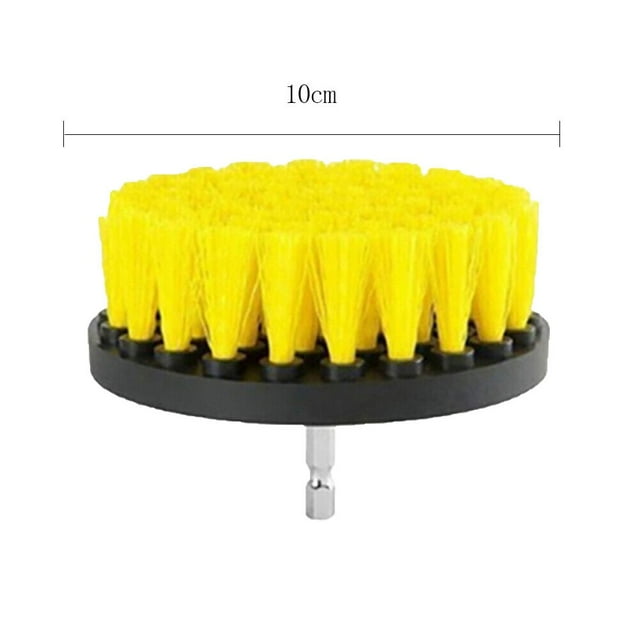 4 Inch Soft Drill Brush Attachment For Cleaning Carpet & Leather And
