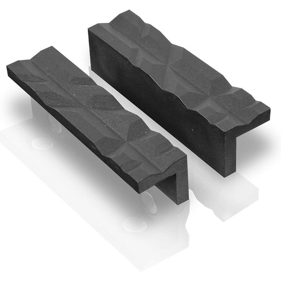 4 Inch Soft Jaws For Bench Vise with 5 Holding for Protecting Stock On Metal Vises, Reversible Magnetic Nylon Vise Jaw Pads, Clamp and Secure Round, Flat, Curved Stock Without Marring