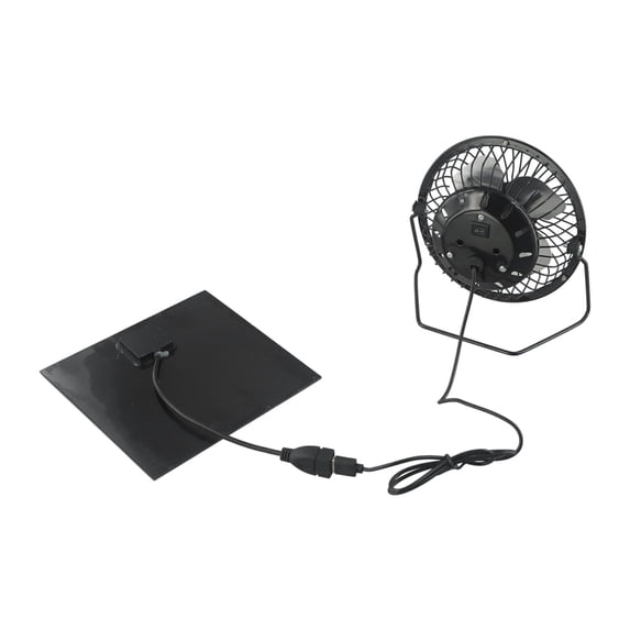 4 Inch Solar Panel Powered Fan 5W Solar Powered Fan Solar Energy ...