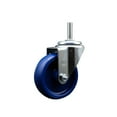 thumbnail image 1 of 4 Inch Solid Poly Wheel Swivel 3/4 Inch Threaded Stem Caster Service Caster, 1 of 2
