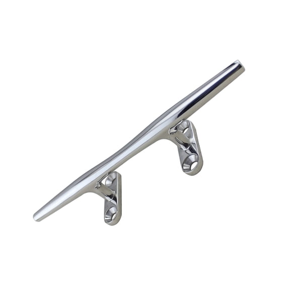 LEORX Stainless Steel Boat Rope Holder Dock Cleats Plated Silver Metal Mooring Accessories