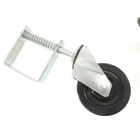 4-Inch Spring Loaded Gate Caster, 125 Pound Capacity, Fence Hardware, by Tech Team