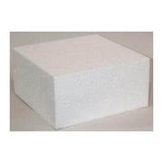 4 Inch Square Polystyrene Cake Dummy 4 x 16