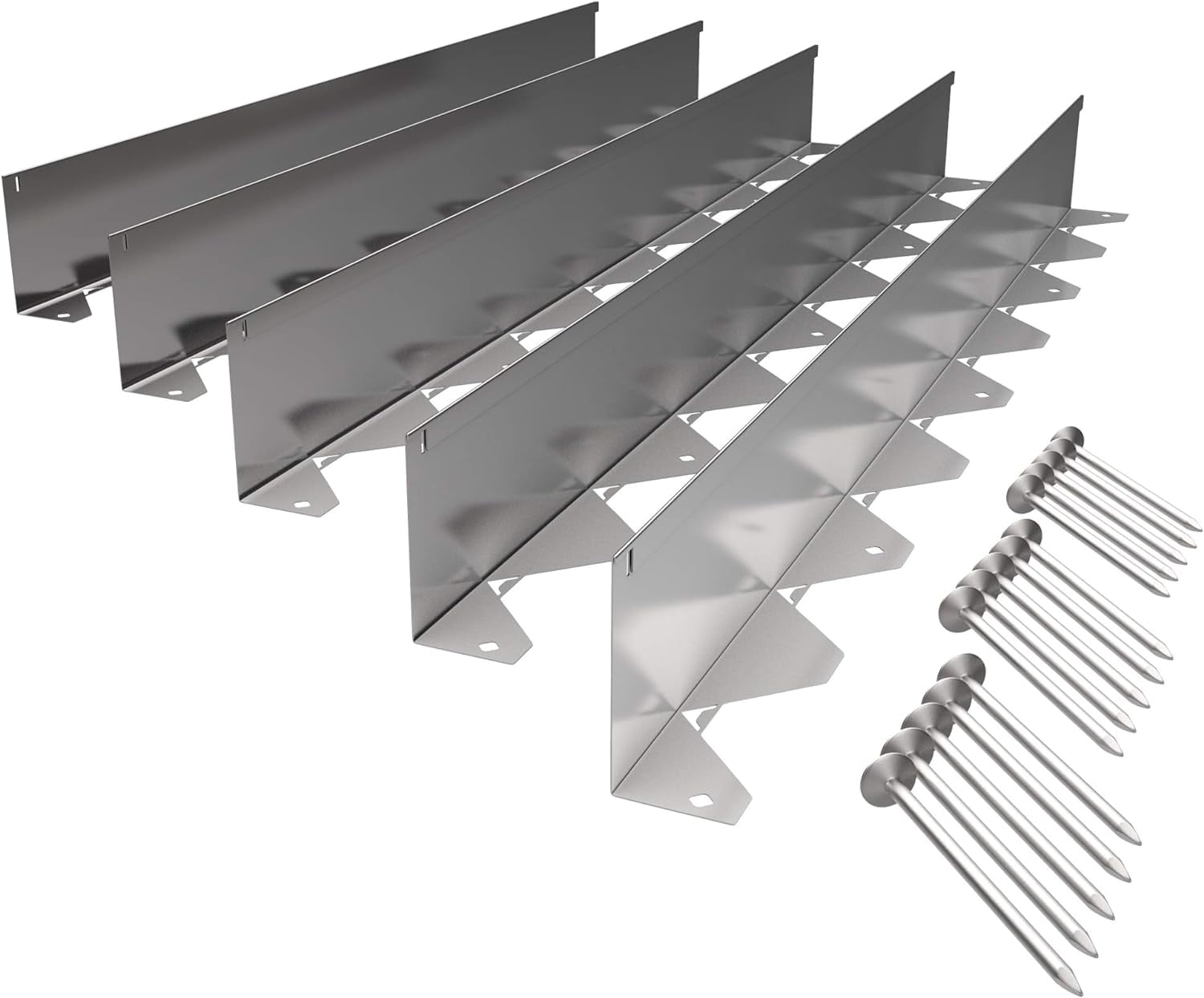 4 Inch Stainless Steel Garden Edging Complete Set With Included