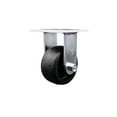 thumbnail image 1 of 4 Inch Stainless Steel Glass Filled Nylon Wheel Rigid Caster with Roller Bearing, 1 of 2