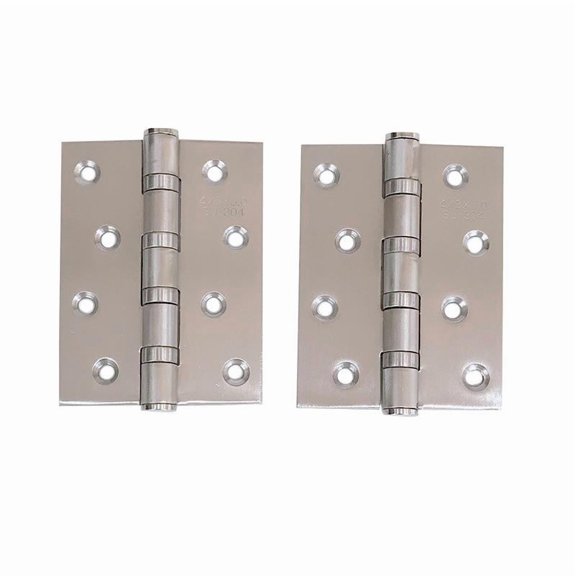 4-Inch Stainless Steel Swing Hinge with Silent Bearings for Wooden Doors