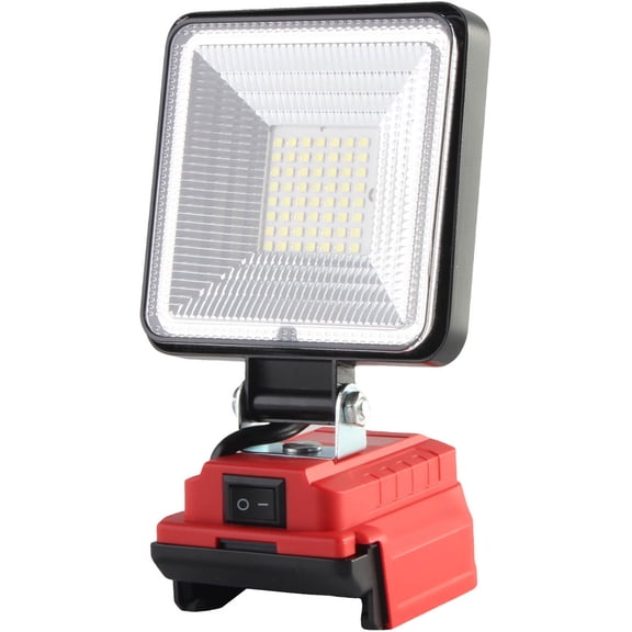 4 Inch TYP C Outdoor Lighting Lamp for Camping and Hiking with Adjustable Aluminum Body Portable for 18/21V Lithium Battery and Dewei Engineering Lamp Compatibility