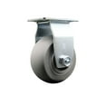 thumbnail image 1 of 4 Inch Thermoplastic Rubber Wheel Rigid Caster with Ball Bearing SCC, 1 of 2