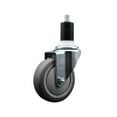 thumbnail image 1 of 4 Inch Thermoplastic Rubber Wheel Swivel 1-1/2 Inch Expanding Stem Caster SCC, 1 of 2