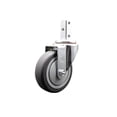 thumbnail image 1 of 4 Inch Thermoplastic Rubber Wheel Swivel 7/8 Inch Square Stem Caster SCC, 1 of 2