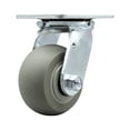thumbnail image 1 of 4 Inch Thermoplastic Rubber Wheel Swivel Caster with Ball Bearing Service Caster, 1 of 2
