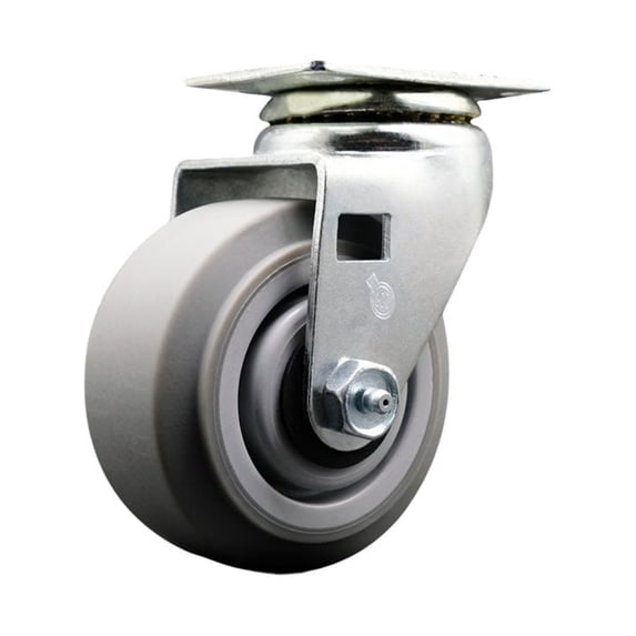 4 Inch Thermoplastic Rubber Wheel Swivel Caster with Ball Bearing SCC