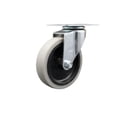 thumbnail image 1 of 4 Inch Thermoplastic Rubber Wheel Top Plate Swivel Caster Service Caster Brand, 1 of 2
