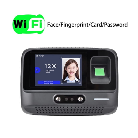 4 Inch Touch Screen Face Recognition Time Attendance Machine Office Employee Assistant Managment Clock - Efficient Management