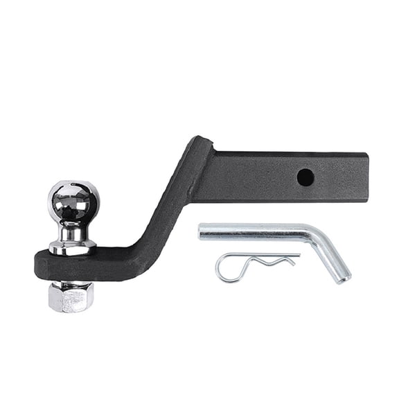 4 Inch Towbar Tongue Ball Mount With Towball And Hitch Pin RV Parts Car Camper Accessories Caravan Components ,Universal Fit