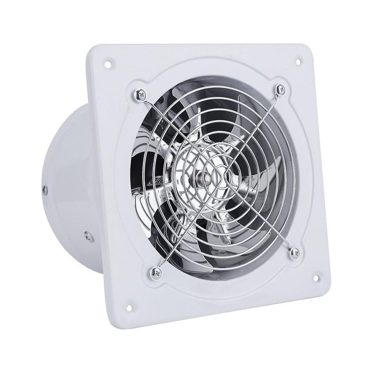4 Inch Utility Blower Fan, 110 V, Low Noise Ventilator Extractor Wall Ventilator Duct Fan White