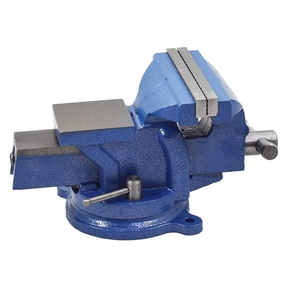 4 Inch Vise Heavy Duty, Swivel Locking Base Clamp - Industrial & Home Use