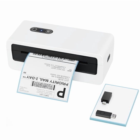 4-Inch Waybill Label Thermal Printer N43BT 4x6 Express Shipping Sticker Machine for Packaging US Plug