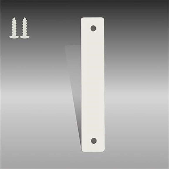 4 Inch White Metal Letters, Modern House Numbers for Outside, White Door Mailbox Numbers, Metal House Address Letter and Number for Office Apartment Outside (I)