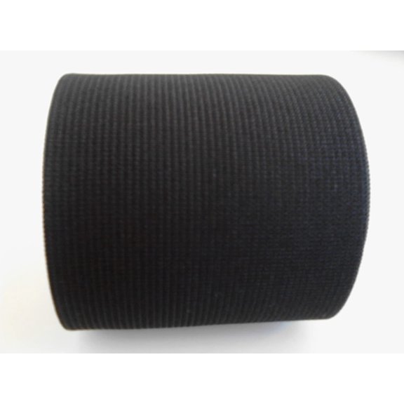 4-Inch Wide Black EXTRA Heavy Knit Stretch ELASTIC 3 Yards by Prolastic