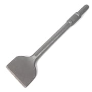 4 Inch Wide Tile & Removing Tile and Stone Chisel for hex.30mm Demolition Jack Hammers, 16 Inch Long, Alloy Steel Construction, 4 x 16 Chisel Bit for Demolition Concrete Breaker