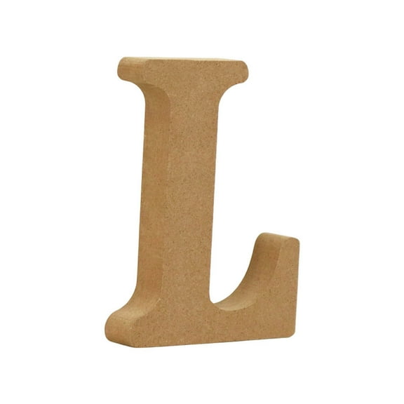 4 Inch Wooden Letters Unfinished for Crafts - White Wood Alphabet Letters for Wall Decor, Marquee Signs, Wedding, Birthday Party & Home Decoration - Standing Table Letters for DIY Projects