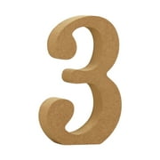 4 Inch Wooden Letters - Unfinished Wood Alphabet Craft Letters for DIY Painting, Home Decor & Learning - 3D Standing Wall Letters for Party, Nursery & Classroom Decorations