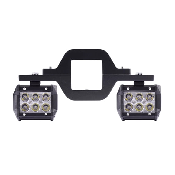 4-Inch Work Light Front/Rear Tow Hook Light Mount, Heavy-Duty Design for Off-Road Vehicles, Outdoor Work & Night Driving,A