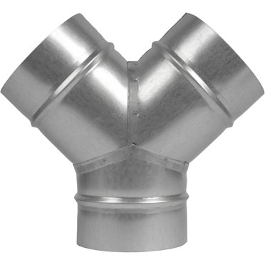 Dryer Hose 6x6x13 Inch 3-Way Duct Connector - 45 Degree Vent Hose