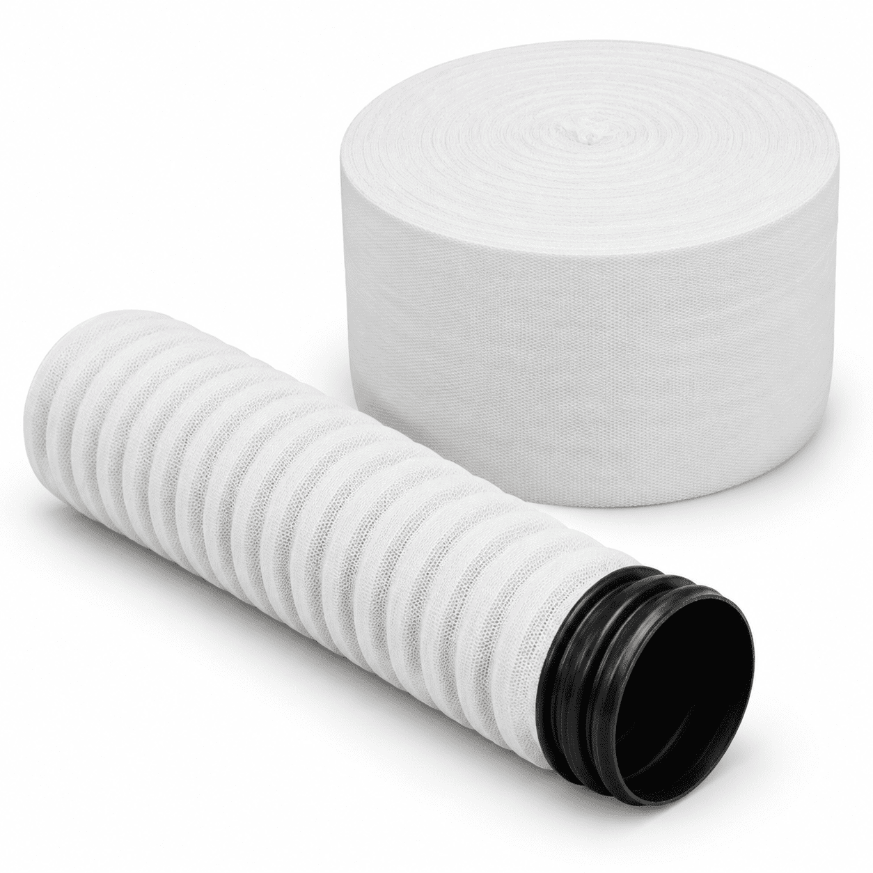 4 Inch x 300 Foot White Polyester Drain Pipe Filter Fabric Sleeve ...