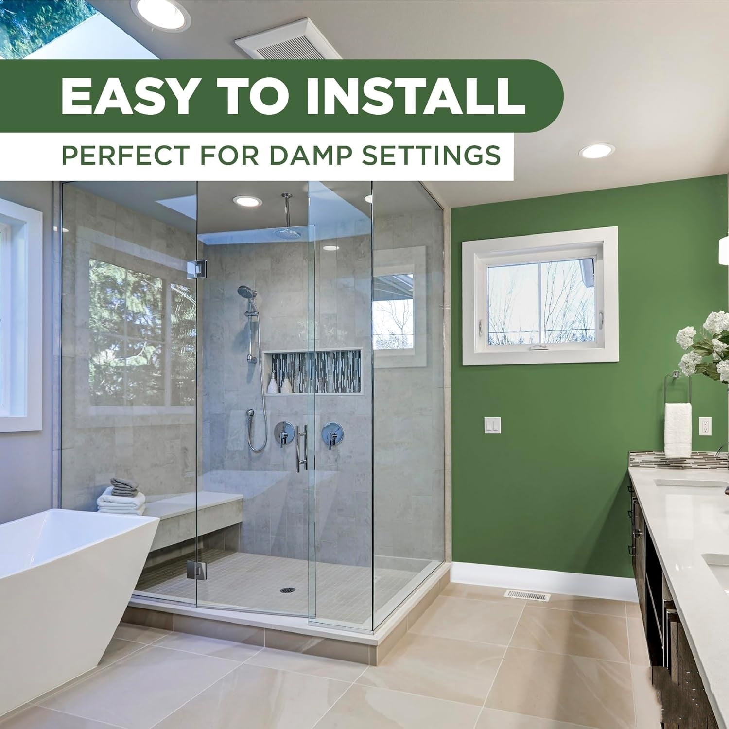 4-Inch x 60-Feet Dry Back Vinyl Wall Base, Flexible Dry Back Vinyl Trim ...