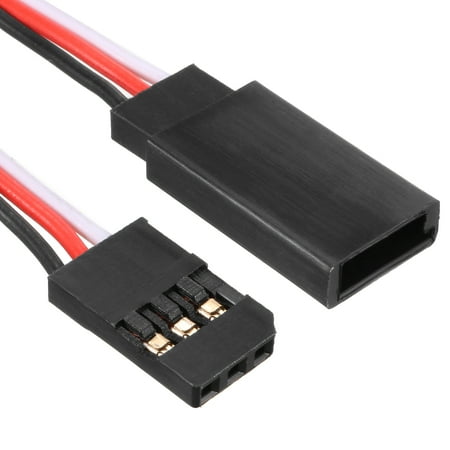 4 Inches 100mm 3-pin Servo Extension Cable Wire for RC Futaba JR Servo Lock Type