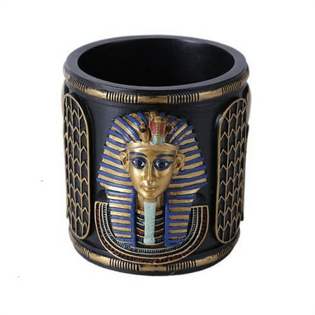 4 Inches Ancient Egyptian King Tut Tutankhamun Pen Holder