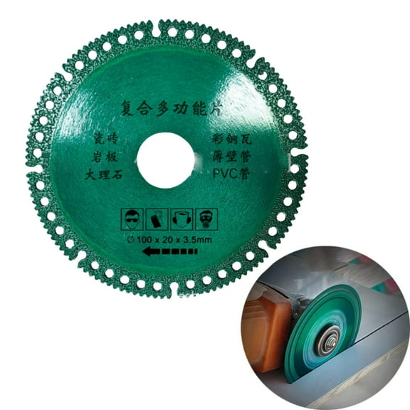 4" Indestructible Disc 2.0 for Angle Grinder Upgrade Composite Cutting Wheel, Multi Purpose & Fast Cutting (7/8" Arbor)