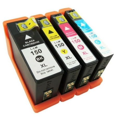4 Ink Cartridge Black Color 150 XL 150XL Printer For Lexmark S515 S715 S315 S415