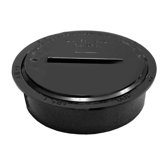 4" Internal Pipe Cleanout with 3-1/2" IPS Countersunk Plug ABS,PartNo C60012 Jon