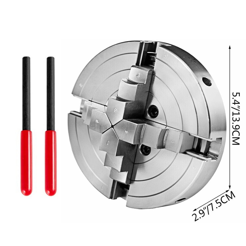 4 Jaw 6" Lathe Chuck 150mm SelfCentering Wood Lathe Bowl Chuck